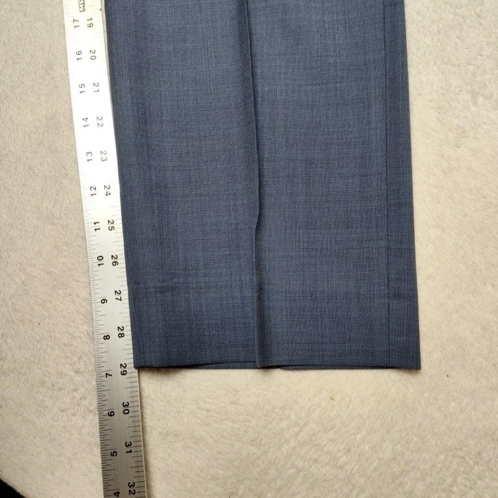 Banana Republic Pants Mens 35x30 Blue Modern Slim Marzotto Wool Dress Suit